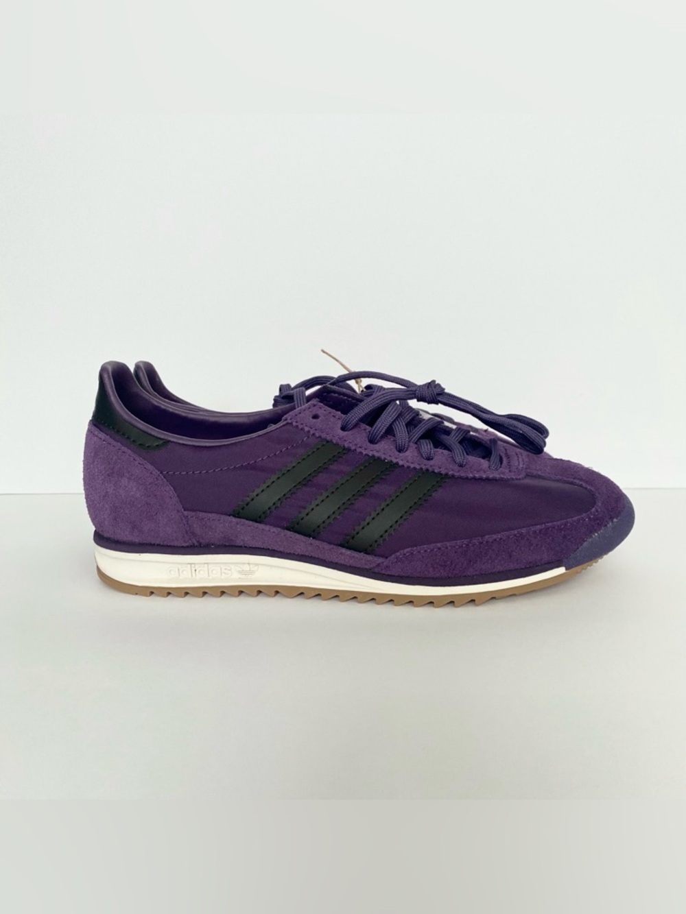 adidas SL 72 OG Aurora Plum / Core Black / Gum Women’s Sneakers Sz 6 - Picture 3 of 10